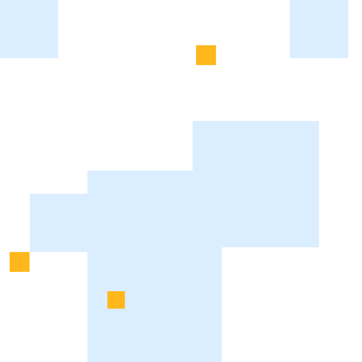 Shapes behind robotic arm